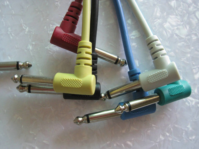 【效果器導(dǎo)線彩色導(dǎo)線微短連接線5條一套】價格,廠家,圖片,樂器配件,惠州市惠陽區(qū)秋長倍音五金電子加工部-